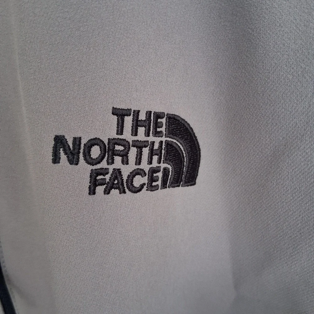 The North Face Jacket Mens 2 Tone Gray Navy Blue WindWall‎ Full Zip L GUC